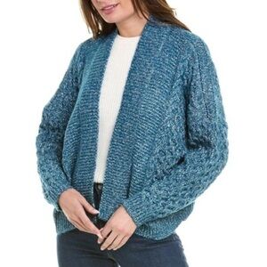 Cabi Astral Cable Knit Long Sleeve Open Cardigan Sweater Size Medium